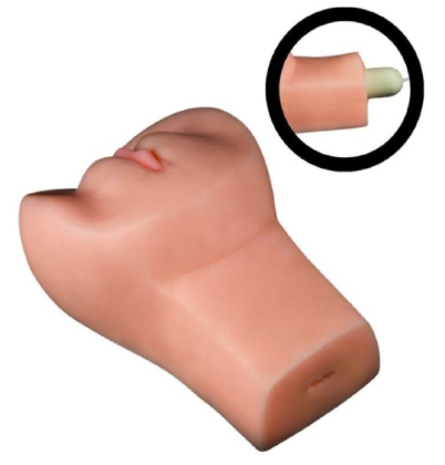 Super realistična vagina u boji kože sa vibracijom DL-67-14